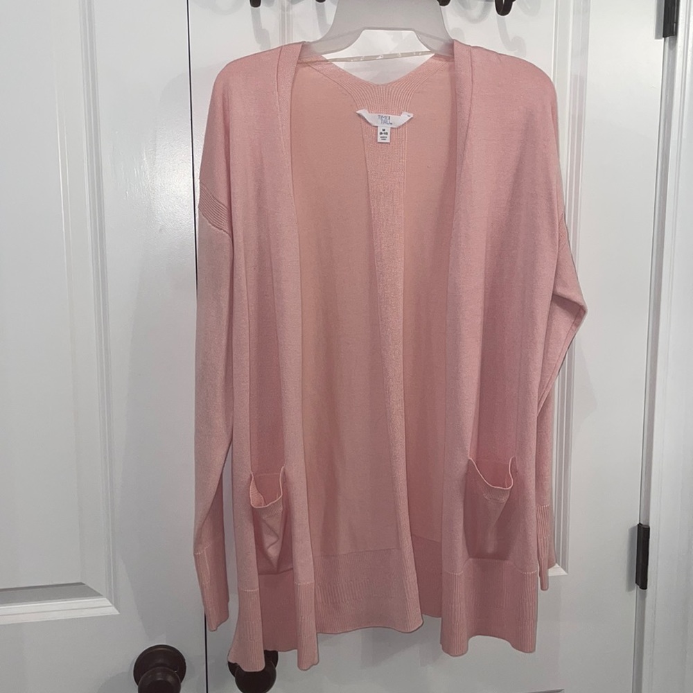 Light pink cardigan NWOT